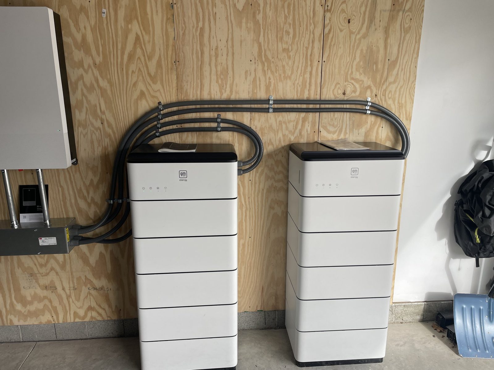 GM Energy home battery storage system installed by GreenKey in Central Virginia
